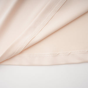 Aurohaya Joaquín Neutral Braid Detail Ruched Dress Maxi