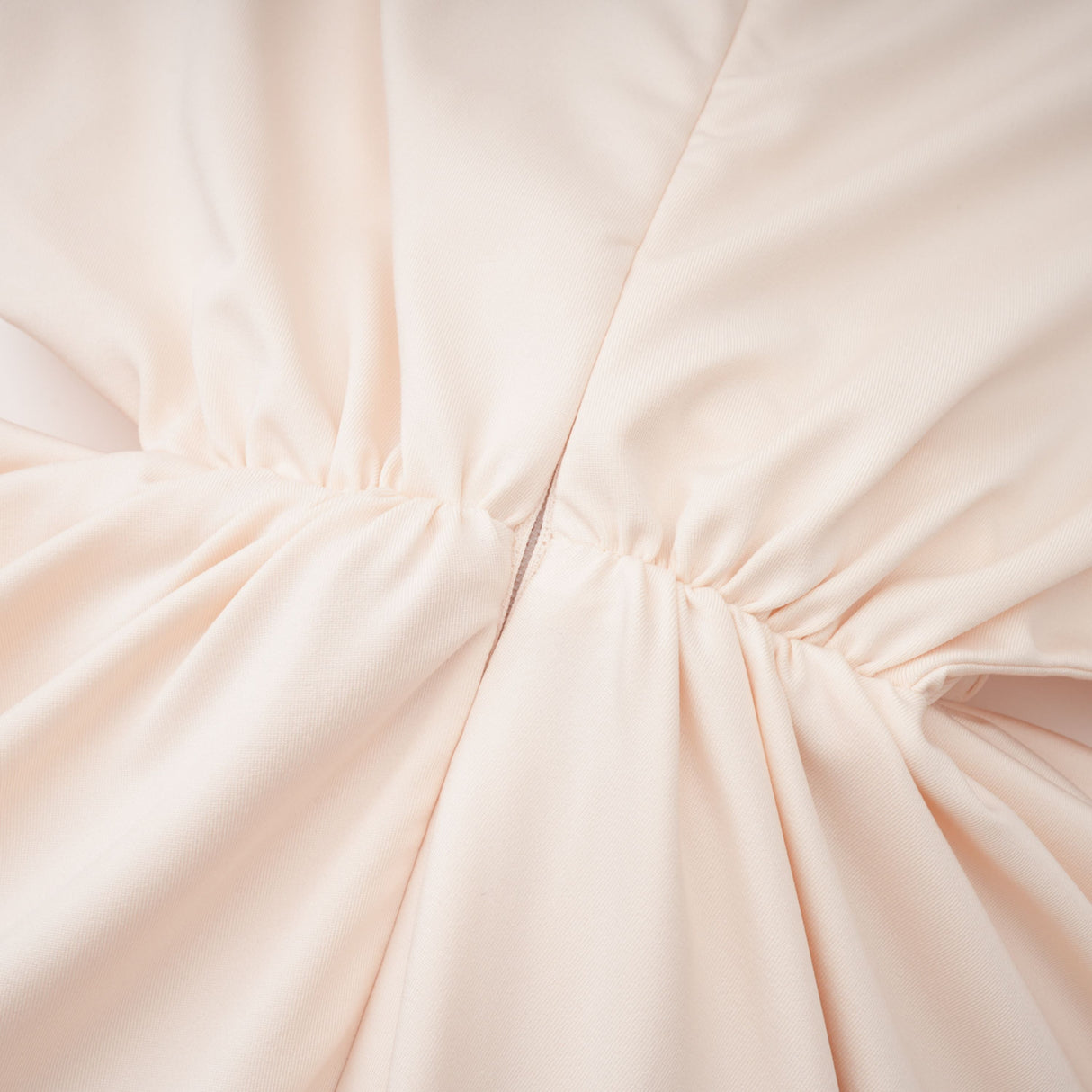 Aurohaya Joaquín Neutral Braid Detail Ruched Dress Maxi
