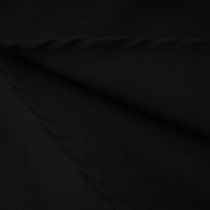 Aurohaya Mirela Black Lace Panel Satin Maxi Dress