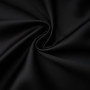 Aurohaya Mirela Black Lace Panel Satin Maxi Dress