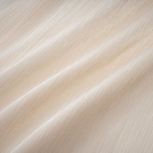 Aurohaya Céleste neutrals ruffled pleated maxi dress