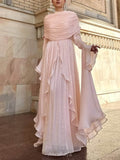 Ruffle Detailed Ruffle Maxi Dress, DES106