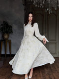 Chiffon Butterfly Pleated Maxi Dress