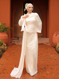 Ruched Lantern Sleeve Maxi Dress
