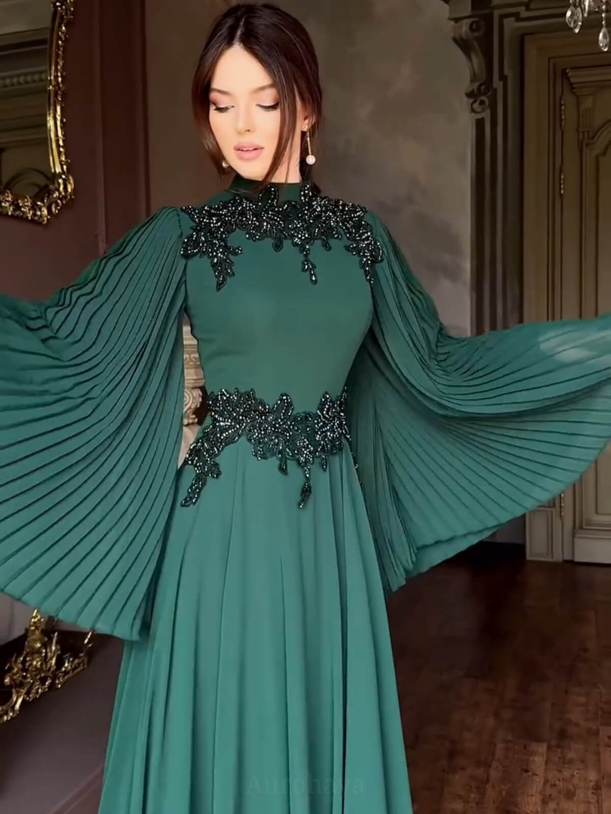 French-Inspired Diamond Luxury Dress