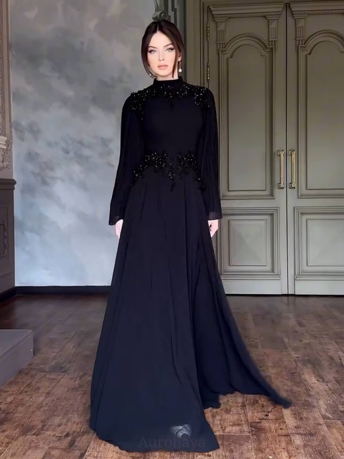 French-Inspired Diamond Luxury Dress