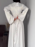 Flared Sleeve Fishtail Dress