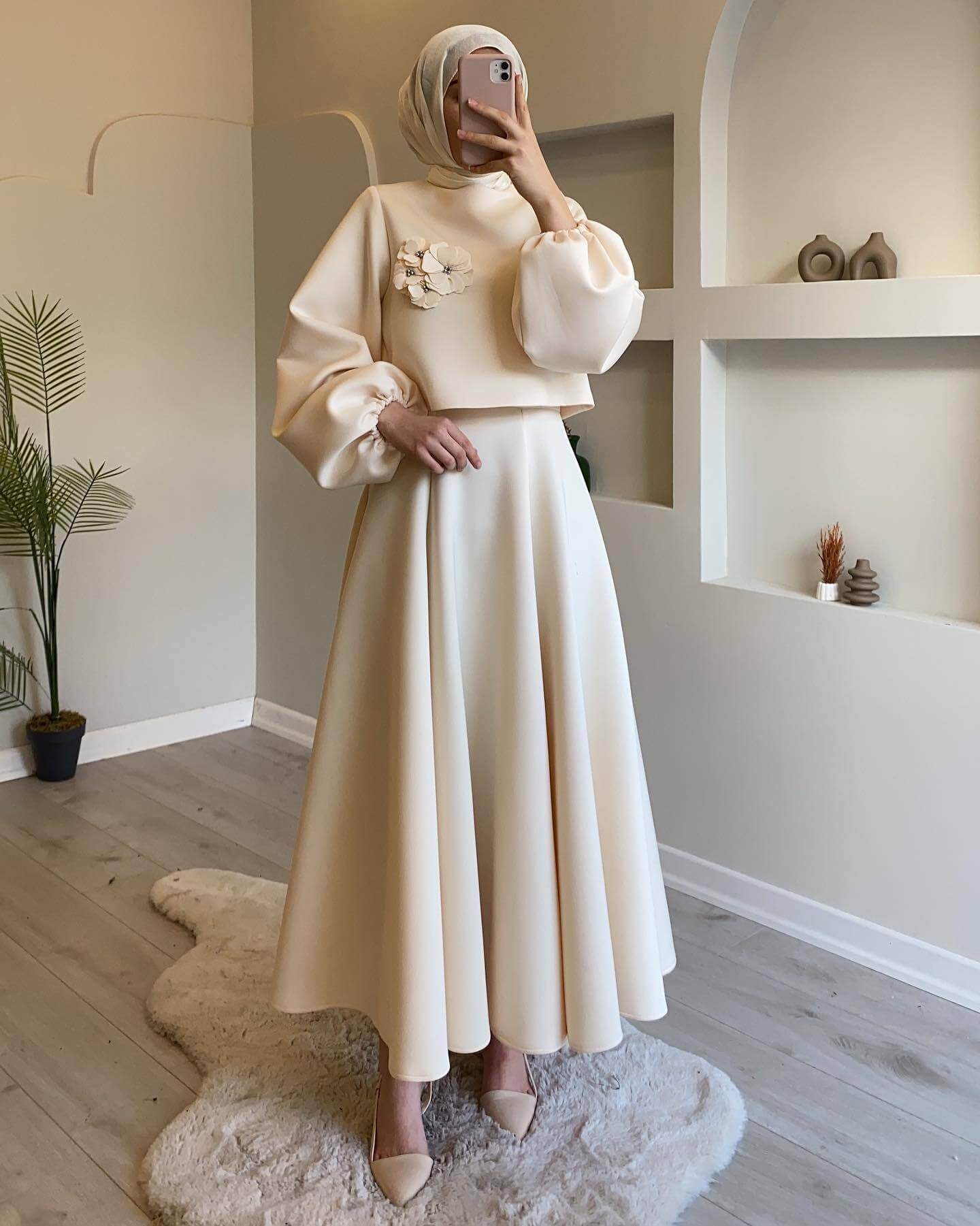 Floral Lantern Sleeve Maxi Dress 2-Piece Set