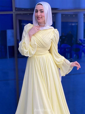 Aurohaya Bell Sleeve Ruched Slim Fit Dress