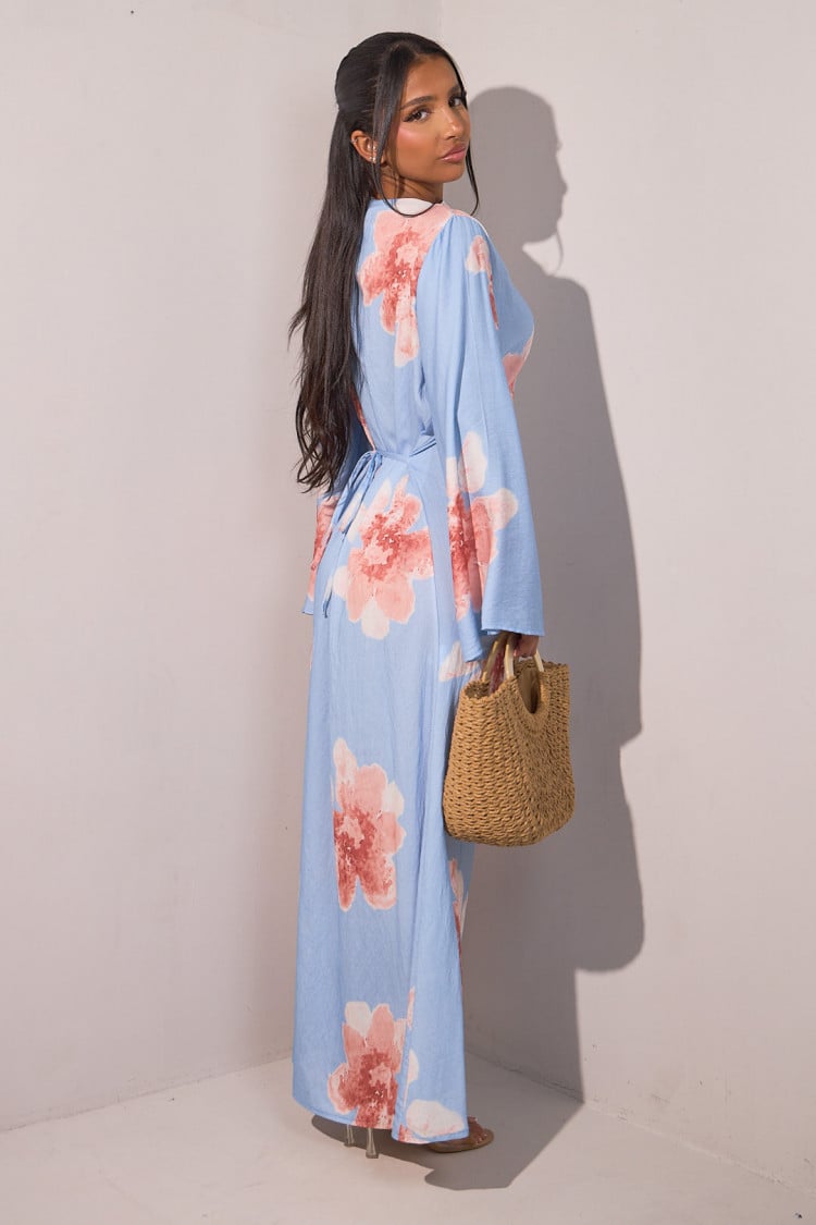 Modest Summer Floral Maxi Dress – Solena