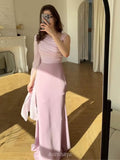 One-Shoulder Long-Sleeve Slim-Fit Maxi Dress