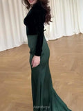 Velvet V-Neck Spliced Panel Tie-Waist Maxi Dress