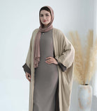 Modern Double Sided Wearable Cardigan Abaya