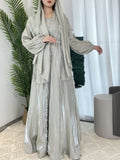 Luxury Elegant Pearl Abaya 5-Piece Set