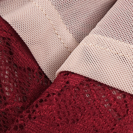 Aurohaya Violaine Lace Halter Maxi Dress