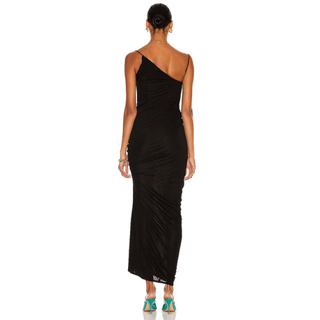 Aurohaya Célène Ruched Maxi Dress