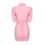 Floréal Ruched Mini Dress