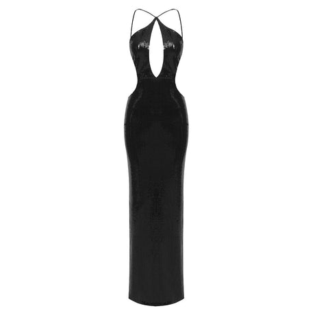 Aurohaya Élysée Halter Bodycon Formal Dress