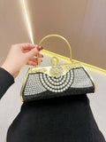 Diamond-encrusted Pearl Handbag