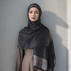 Gold Thread Tassel Hijabs