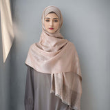 Gold Thread Tassel Hijabs