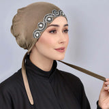 Cotton Elastic Strap Hijab