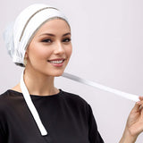Double Row Rhinestone Strap Hijab