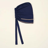 Double Row Rhinestone Strap Hijab