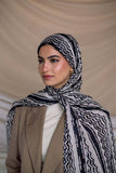 Printed Lattice Chiffon Hijabs