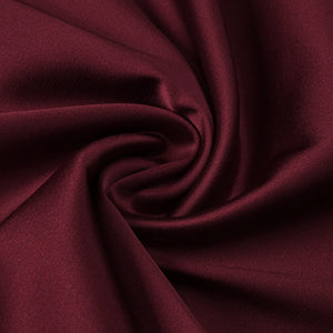 Hortense Square Neck Corset Maxi Dress / Red