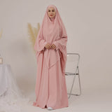 Crewneck Zipper Oversize Loose Abaya Jilbab