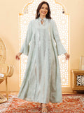 Elegant Beaded Embroidered Kaftan