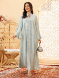 Elegant Beaded Embroidered Kaftan