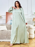 Elegant Studded Rhinestone Kaftan