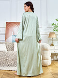 Elegant Studded Rhinestone Kaftan