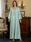 Jacquard Embroidered Beaded Kaftan