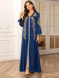 Rhinestones Dresses Kaftan