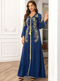 Rhinestones Dresses Kaftan