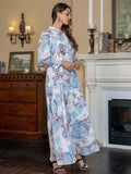 Fashion Vintage Floral Kaftan