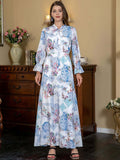 Fashion Vintage Floral Kaftan