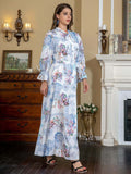 Fashion Vintage Floral Kaftan