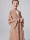 Ramadan Stylish Open Front Abaya Dress