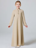 Girls 2pcs Outfits Abaya With Hijab