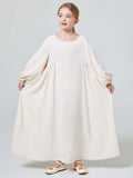 Girls Lantern Sleeve Abaya