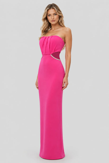 Maëlys_Strapless_Rhinestone-Cutout_Draped_Maxi_Dress_-_Rose_Red_-_selmori.com_-_05