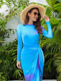 Gradient Modest Burkini Swimwear 4-Piece Set – Marina