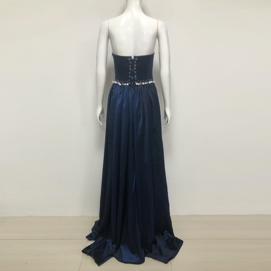 Aurohaya Plénitude Strapless Maxi Dress