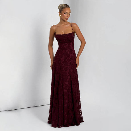 Aurohaya Victoire Lace Maxi Dress