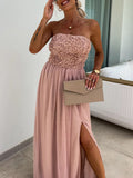 Casual Fashion Slit Maxi Dress