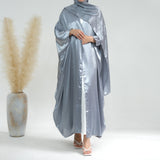Open Front Cardiga Abaya With Hijabs
